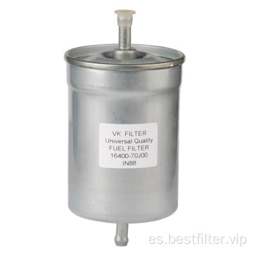 Montaje del filtro de combustible 16400-70J00 del filtro de combustible del coche de las piezas de automóvil del mejor precio del alto rendimiento